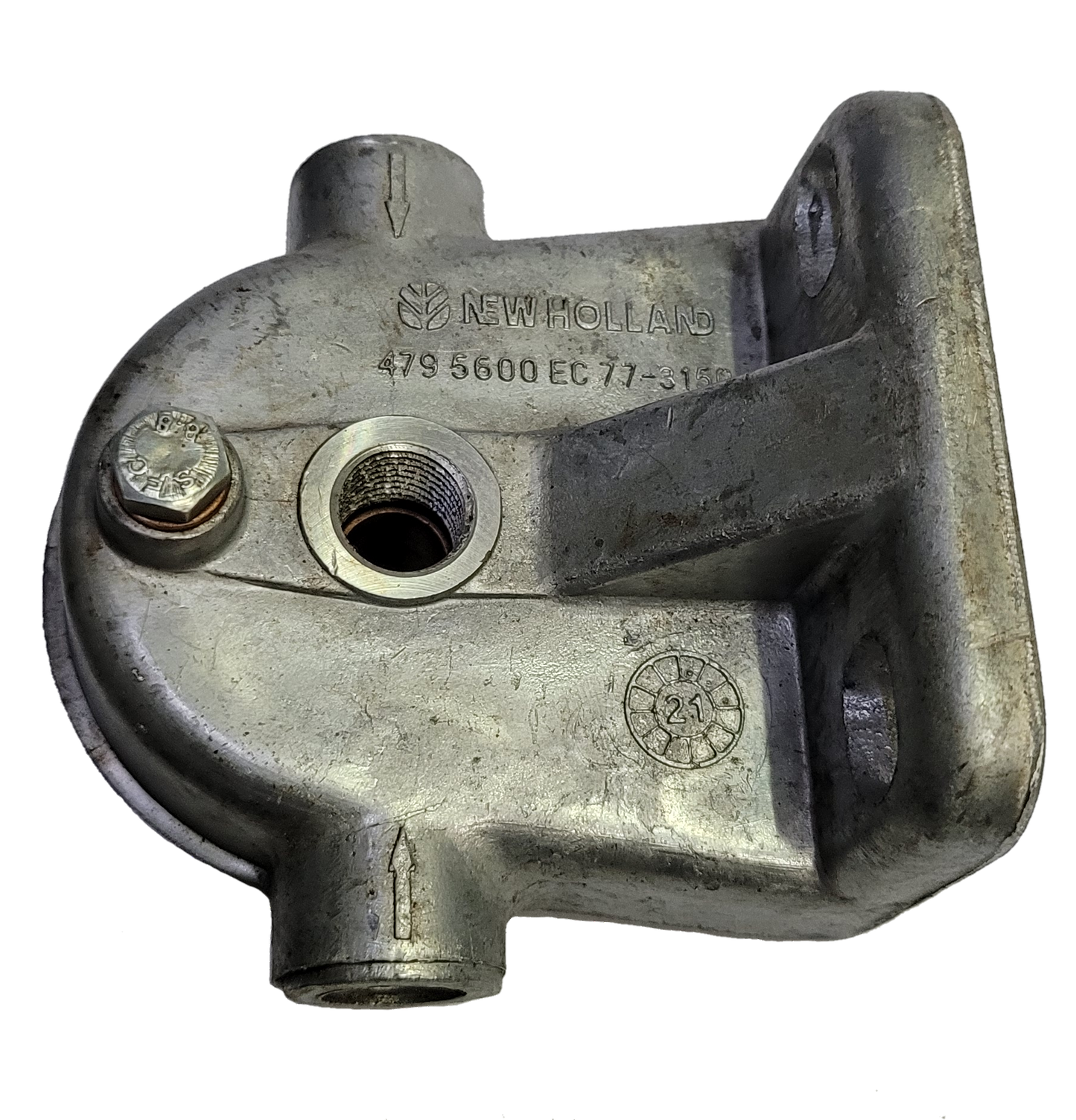 FILTER PLATE SPIN ON NH OE New Holland - Quality Spin-On Fuel Filter Plate