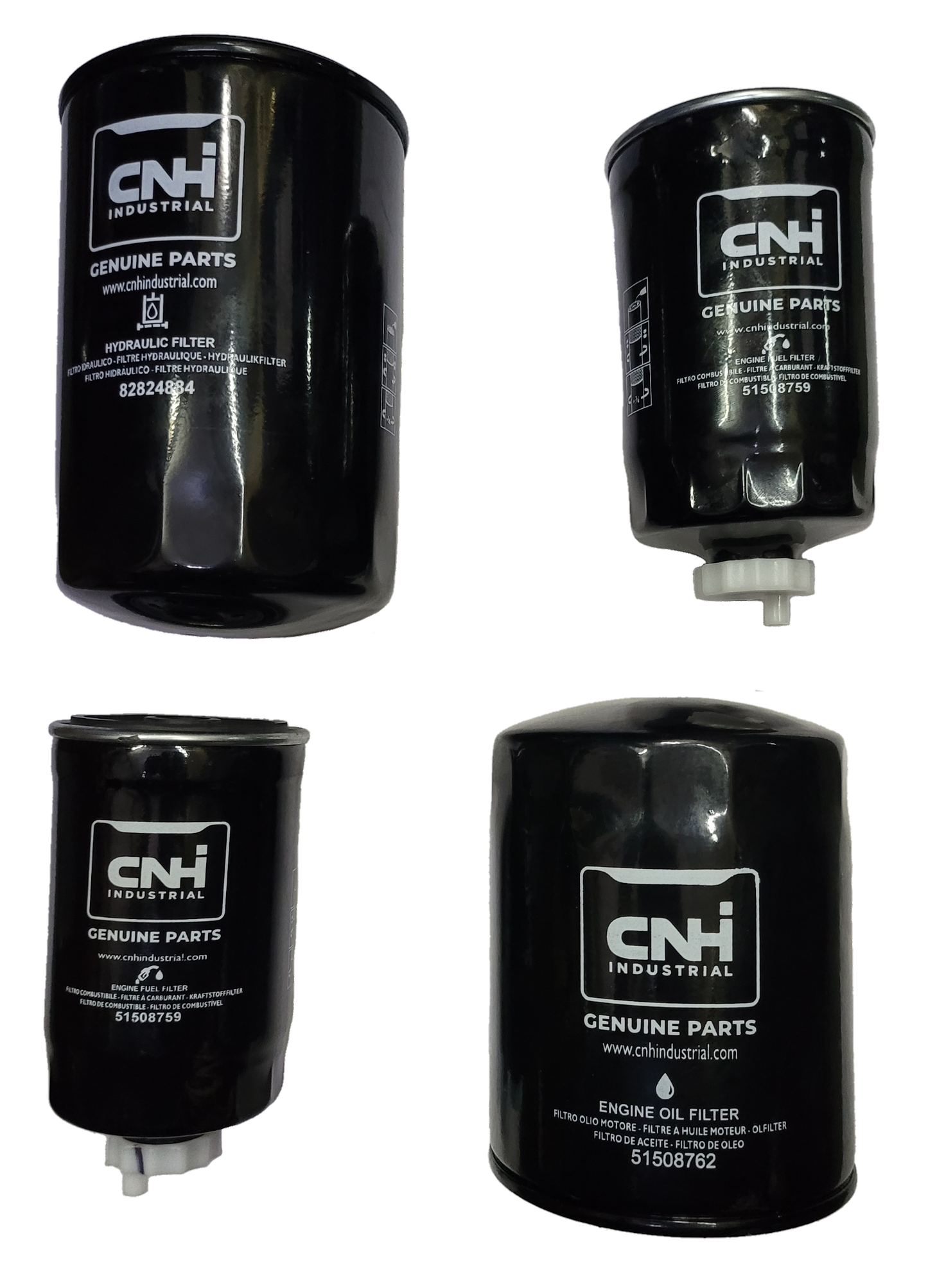 FILTER KIT SET OF 4 NH 3630 OE THICK OIL FILTER New Holland - Thick Oil Filter Kit for NH 3630