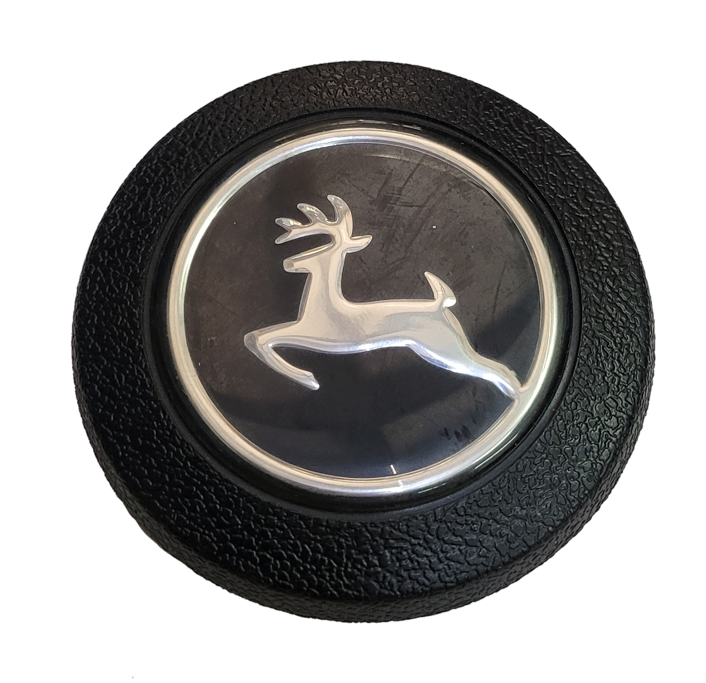 CAP STEERING WHEEL OE JD GLASS - John Deere Glass Cap for Steering Wheel