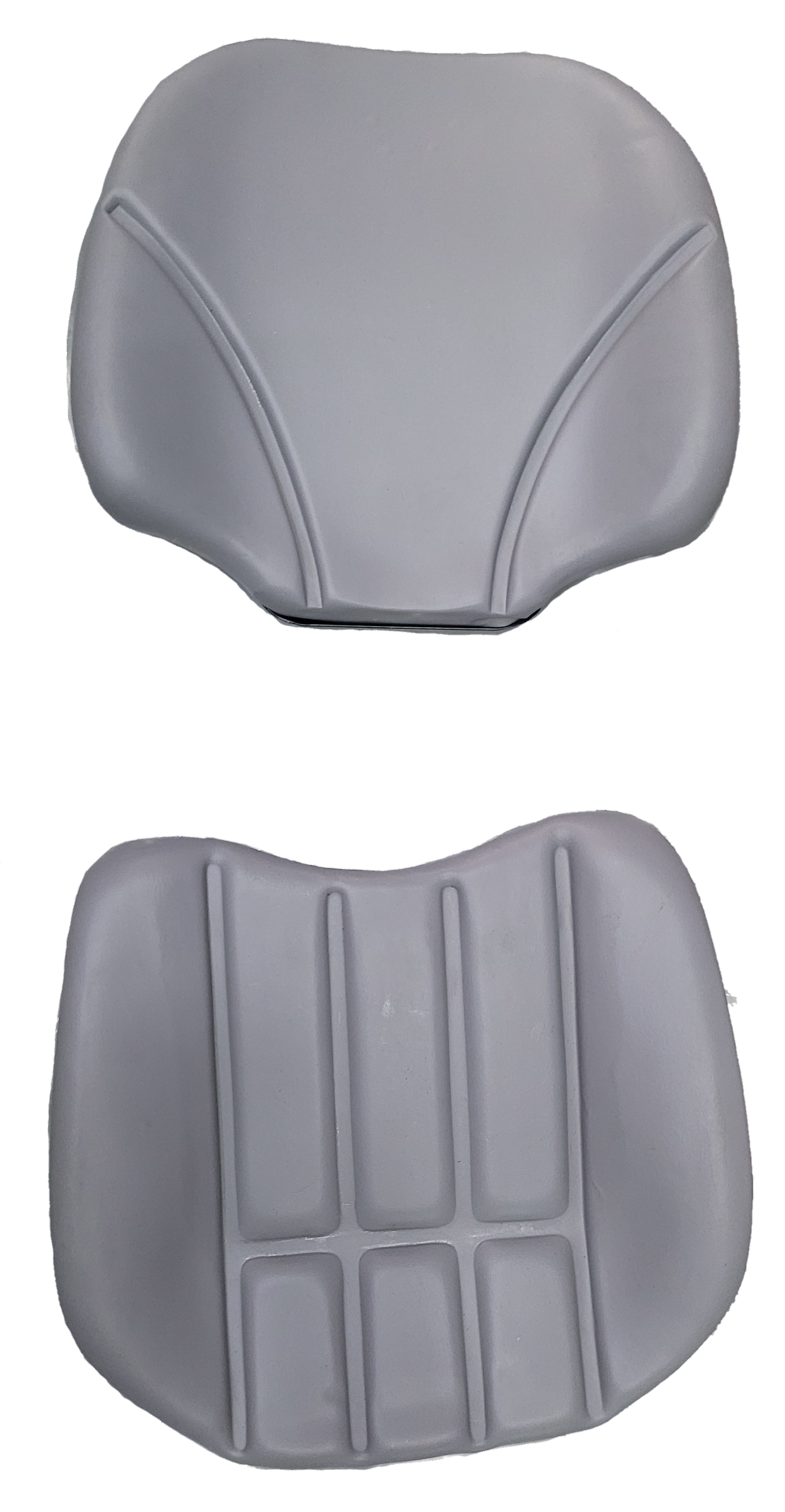 Driver Seat Back+Base Assembly - New Grey