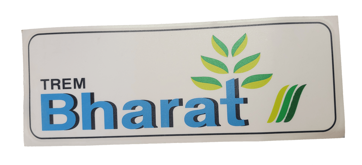 DECAL TREM BHARAT III New Holland - Bharat III Decal for Compliance