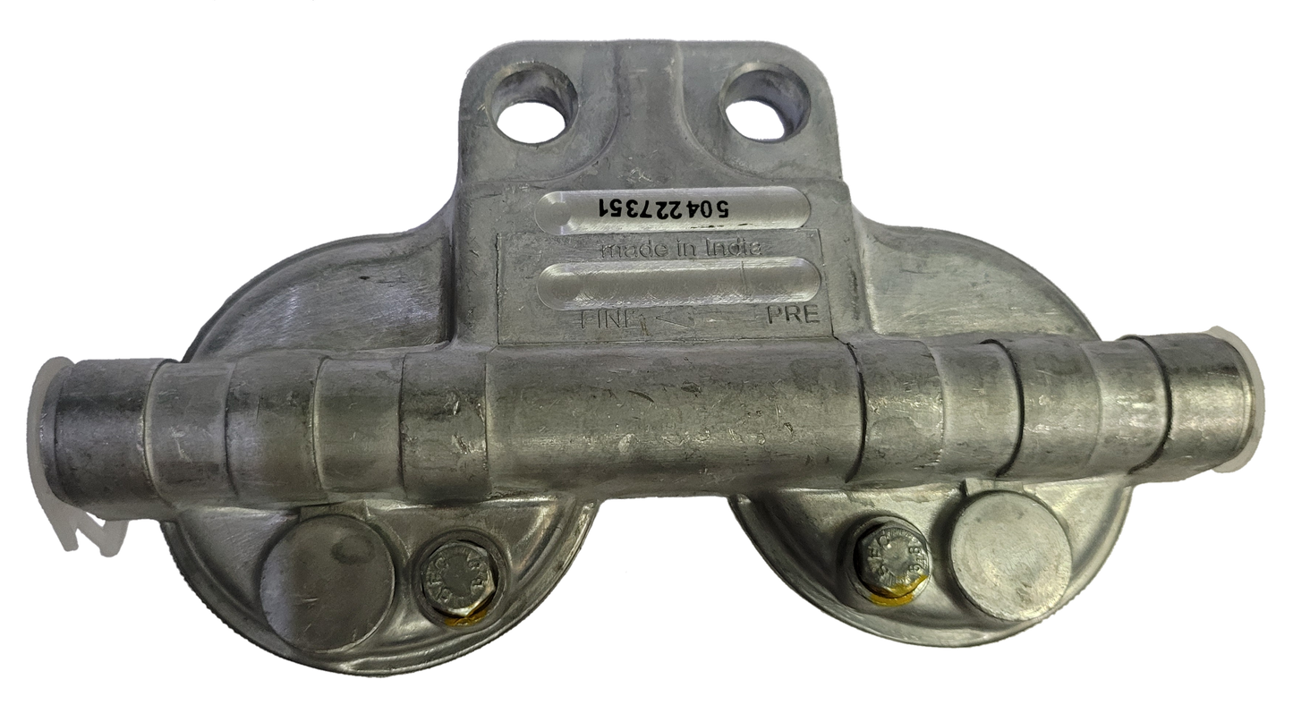 FILTER PLATE SPIN ON DOUBLE OE New Holland - Double Spin-On Fuel Filter Plate for New Holland