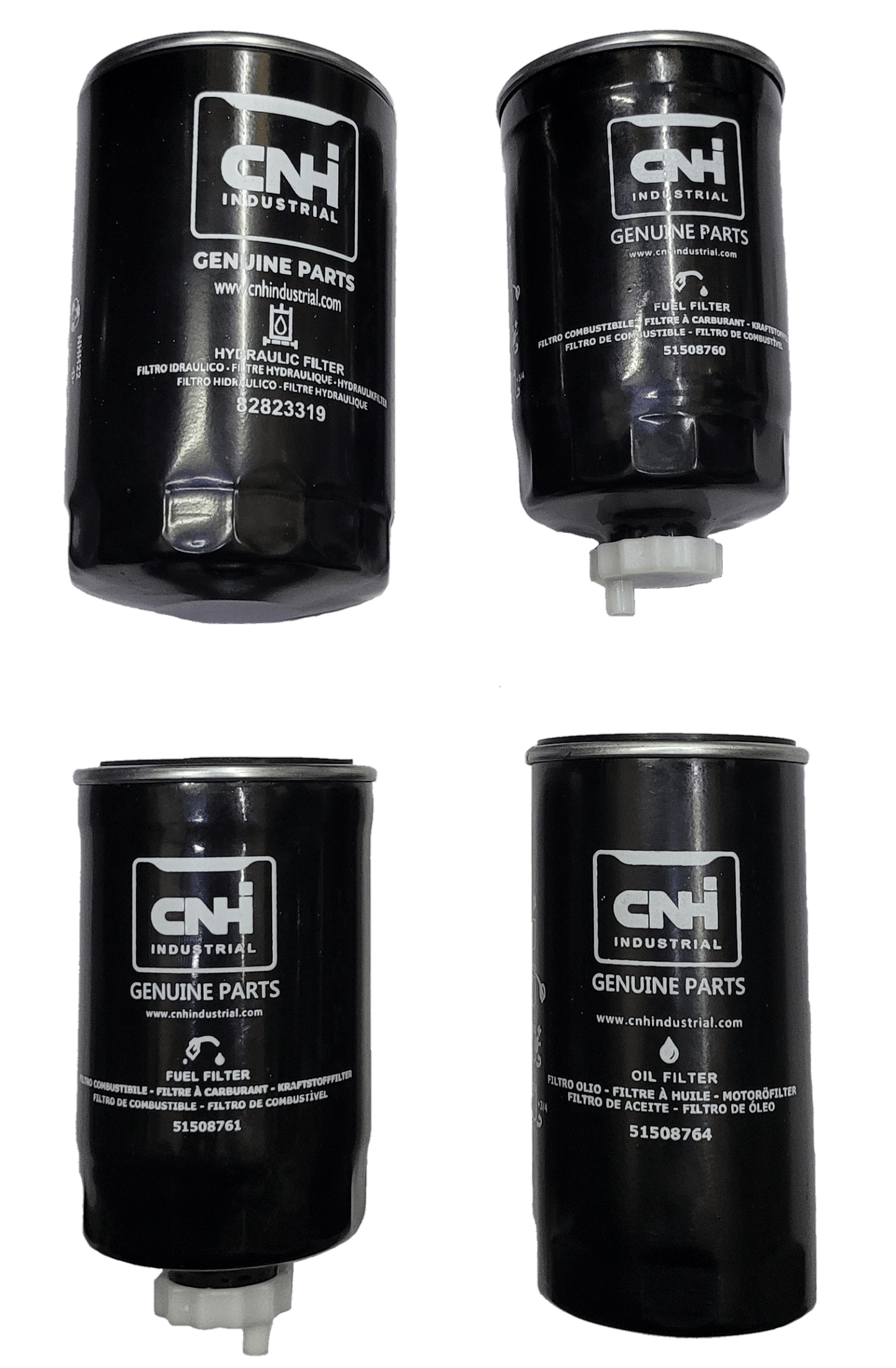 FILTER KIT SET OF 4 NH 3630 OE SLIM OIL New Holland - Comprehensive Slim Oil Filter Kit for NH 3630