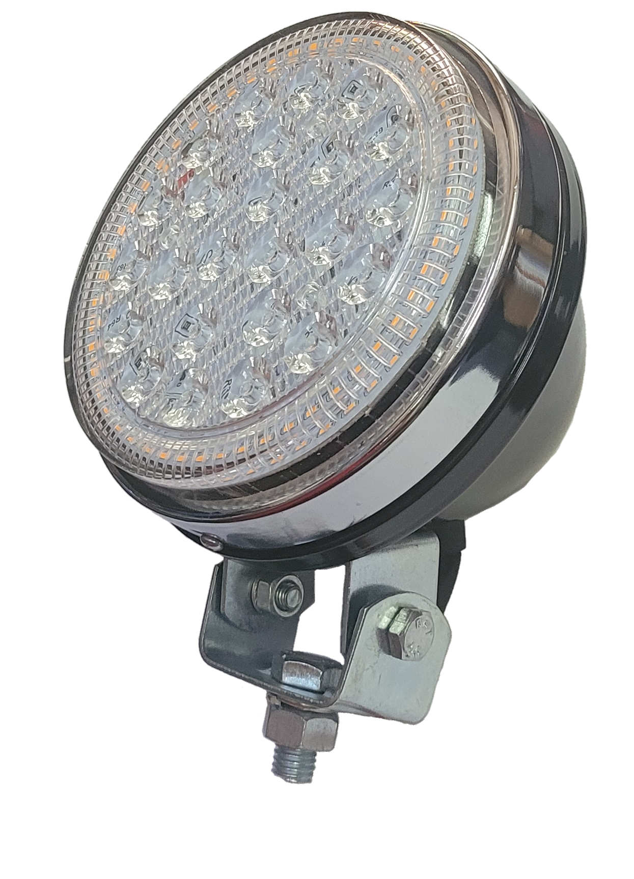 LAMP ASSEMBLY LED WITH ORANGE DRL (HEAD/PLOUGH) BLACK New Holland - Stylish LED Lamp Assembly with Orange DRL
