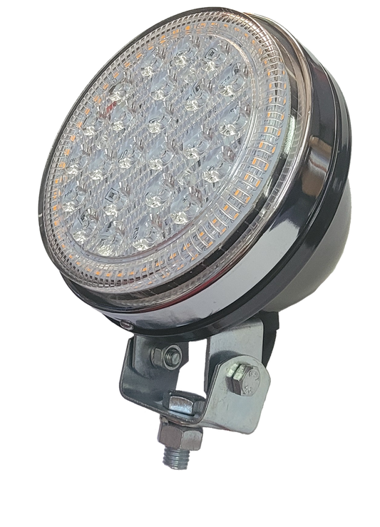 LAMP ASSEMBLY LED WITH ORANGE DRL (HEAD/PLOUGH) BLACK New Holland - Stylish LED Lamp Assembly with Orange DRL